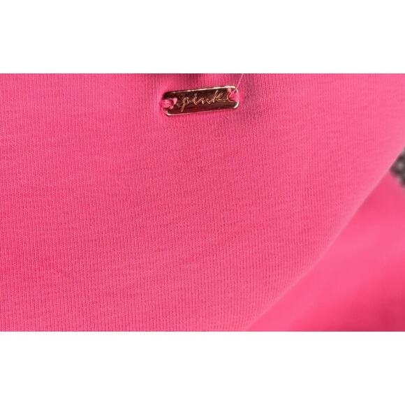 Vintage Y2K Victoria's Secret All PINK Sz XL Boot Yoga Pants V Front Flare 90's - Picture 4 of 9